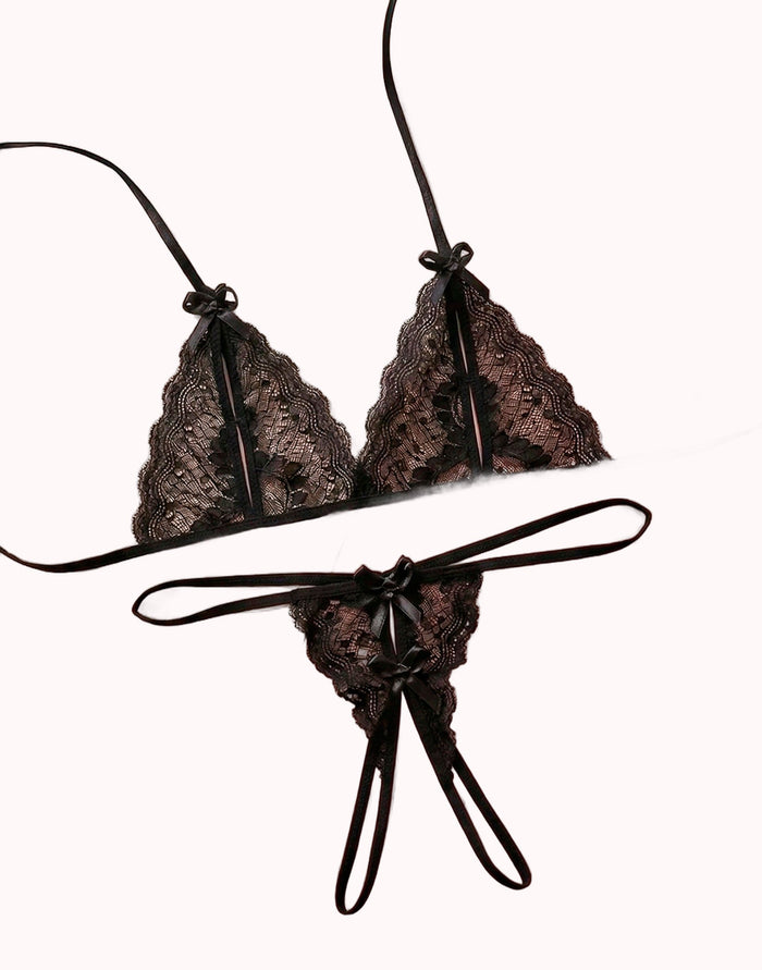 Conjunto Sexy com Abertura Íntima – Doce Malícia — Doce Malícia
