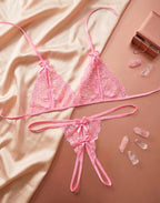 Conjunto Sexy com Abertura Íntima em Branco – Doce Malícia