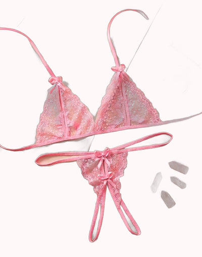 Conjunto Sexy com Abertura Íntima – Doce Malícia