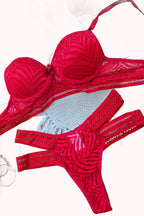 Conjunto Sexy com Elástico Desenhado – Doce Malícia