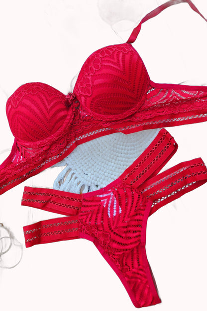 Conjunto Sexy com Elástico Desenhado – Doce Malícia