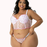Conjunto Sexy Plus Size em Tule Desenhado – Doce Malícia