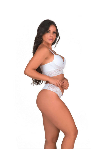 Conjunto Silvania em Branco – Doce Malícia