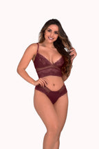 Conjunto com renda sexy – Doce Malícia