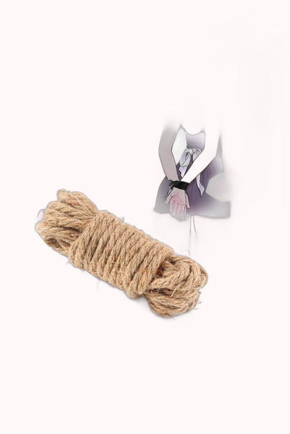 Corda Sado de Fibra Natural – Bondage – 10 Metros – Doce Malícia