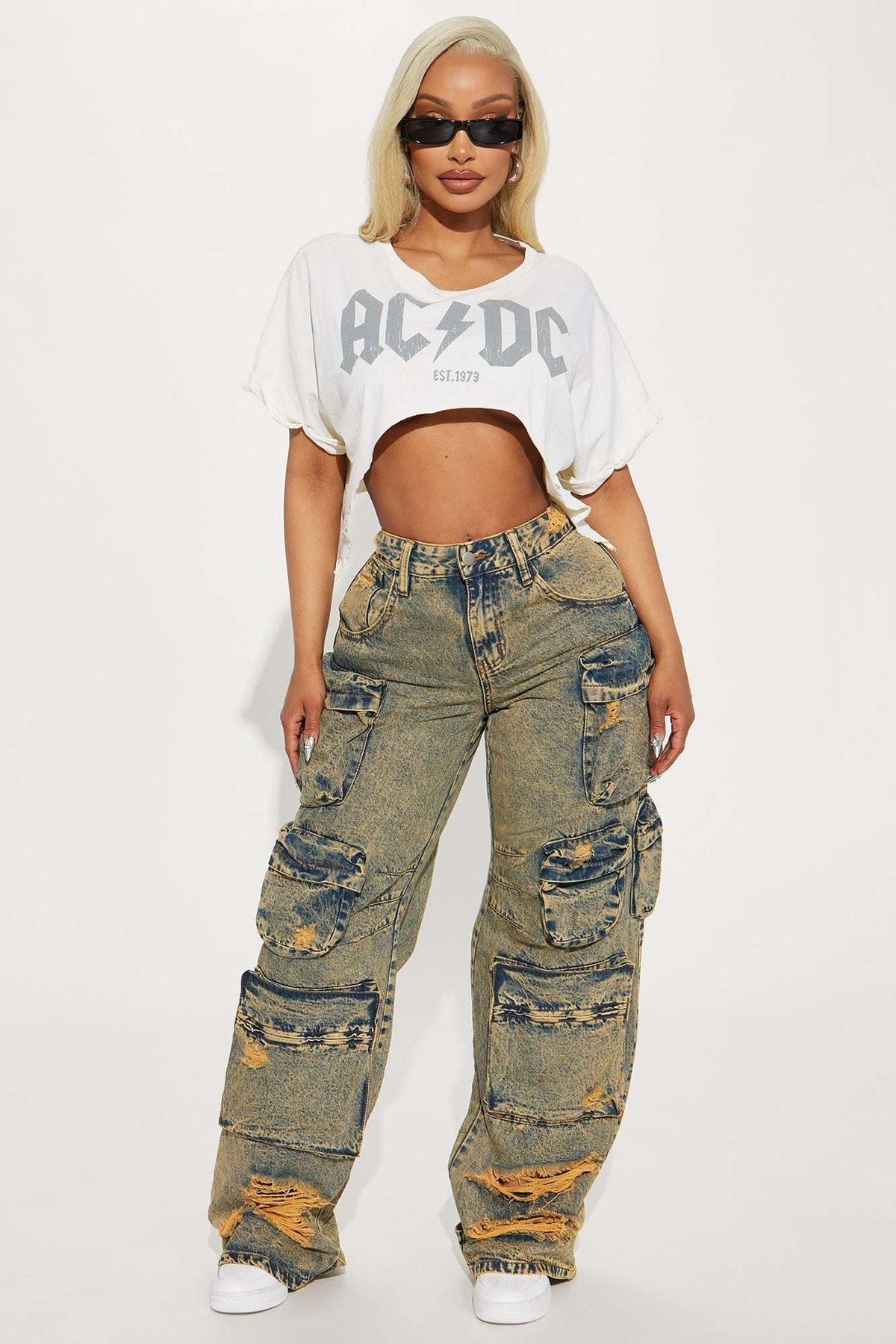 Cropped Feminino Cargo Branco – Doce Malícia