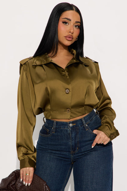 Cropped Feminino Cetim Preto – Doce Malícia