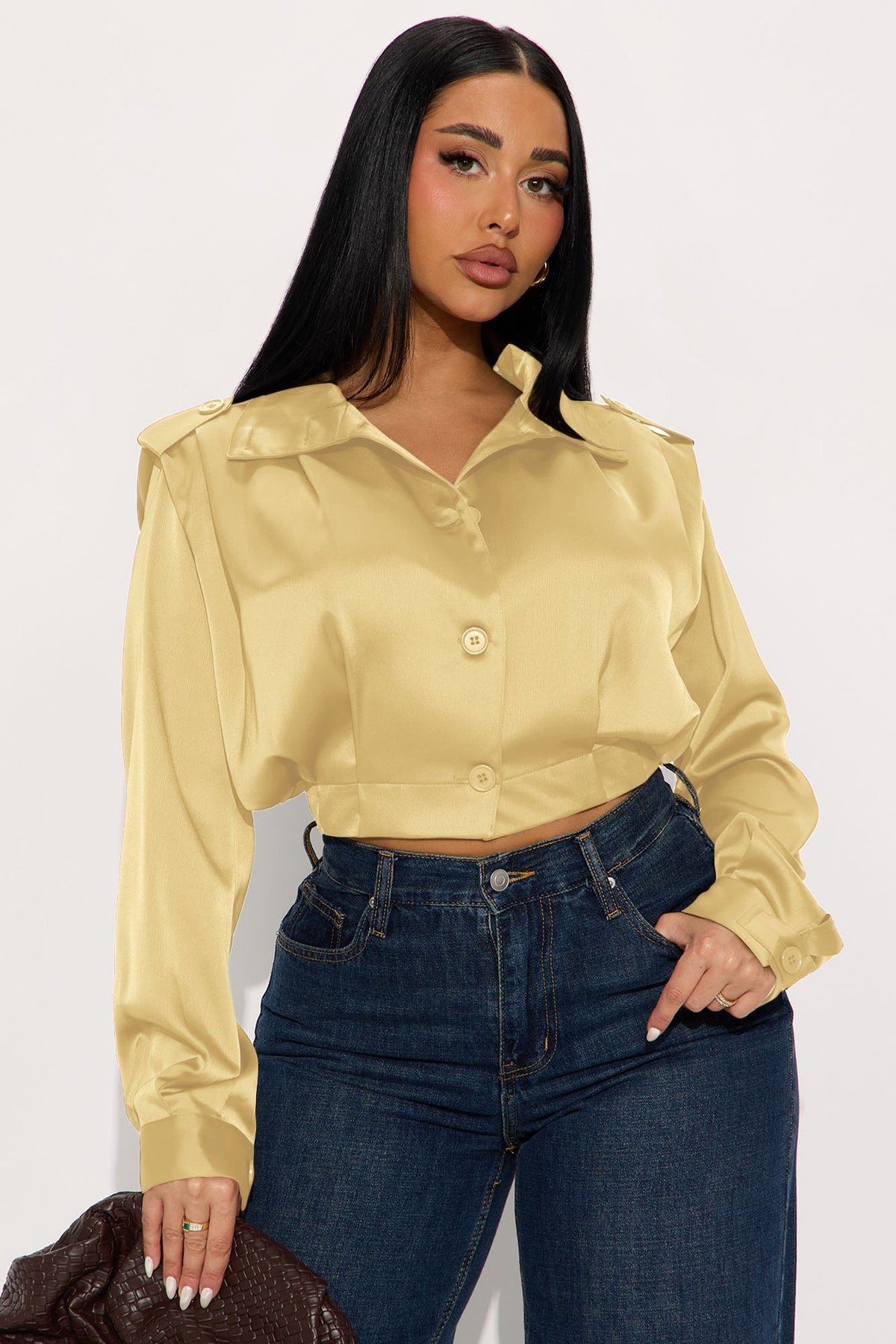 Cropped Feminino Cetim Preto – Doce Malícia