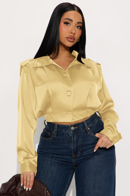 Cropped Feminino Cetim Preto – Doce Malícia