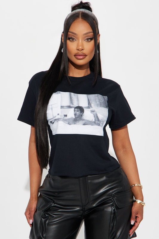 Cropped Feminino Estampado Preto – Doce Malícia