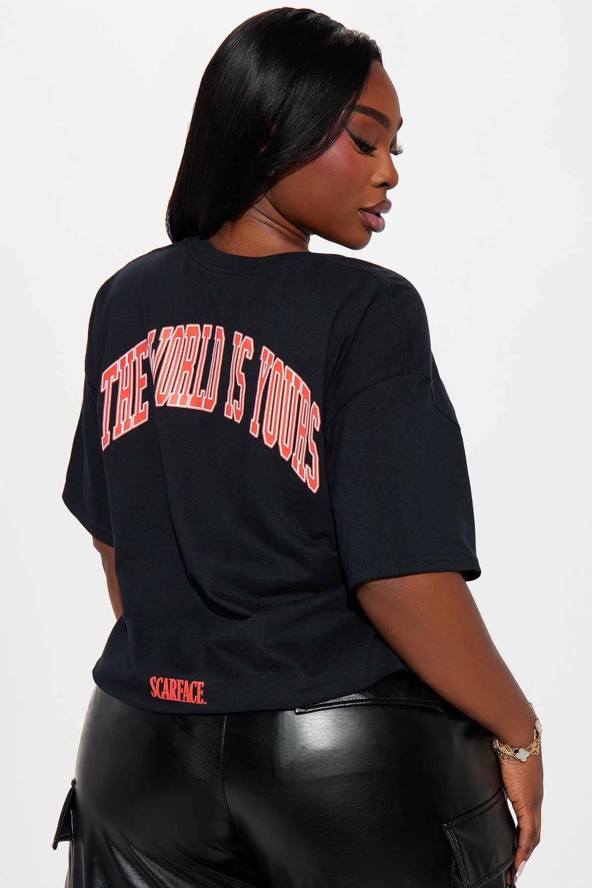 Cropped Feminino Estampado Preto – Doce Malícia