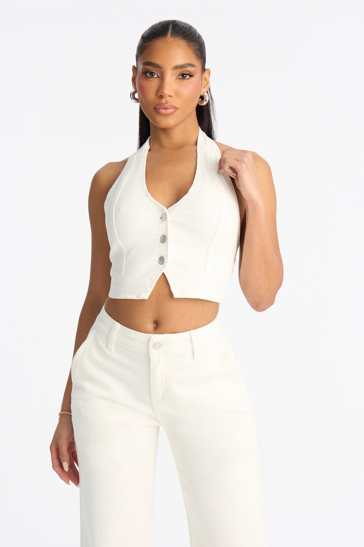 Cropped Feminino Frente Única Branco – Doce Malícia