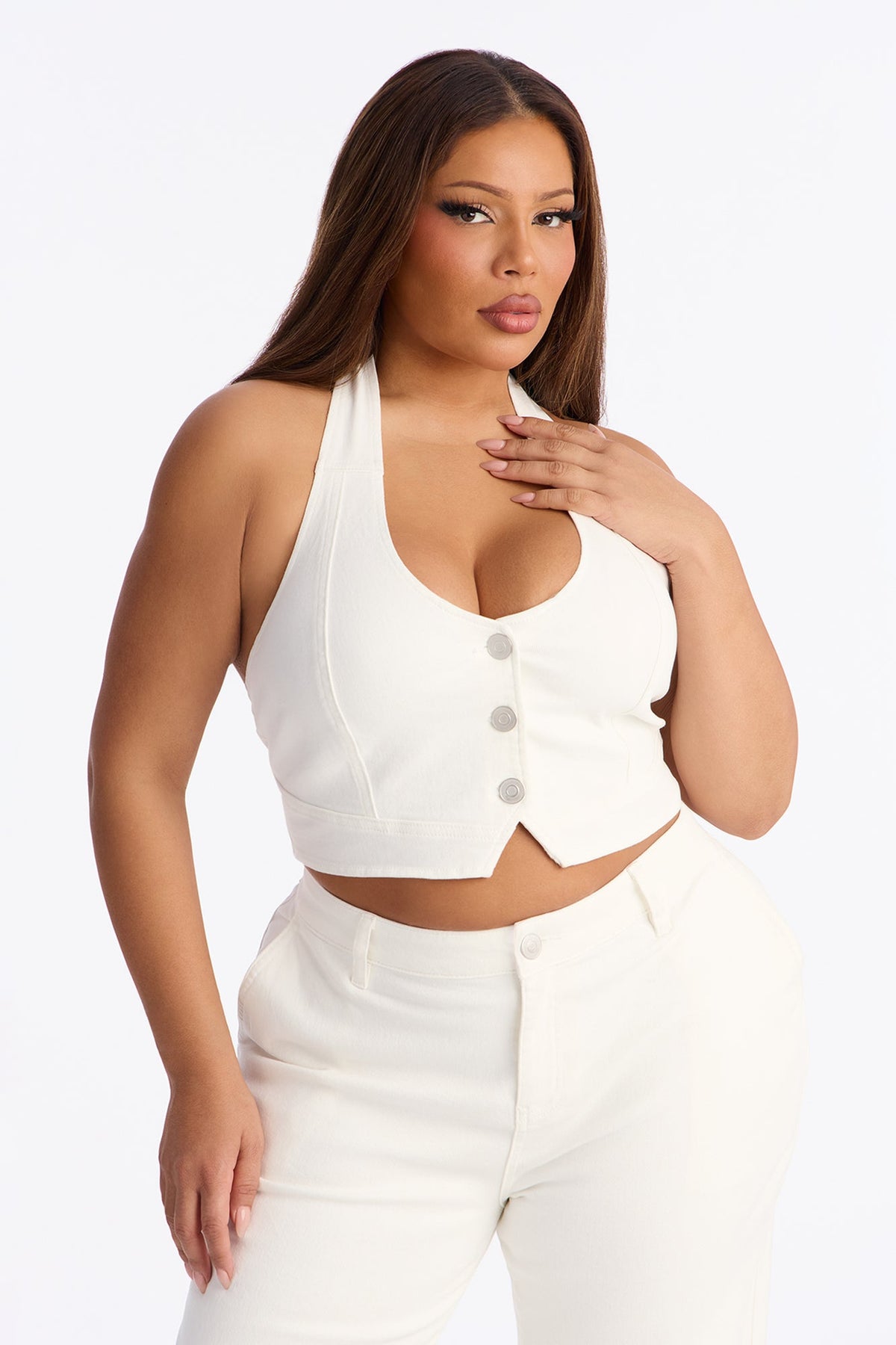 Cropped Feminino Frente Única Branco – Doce Malícia