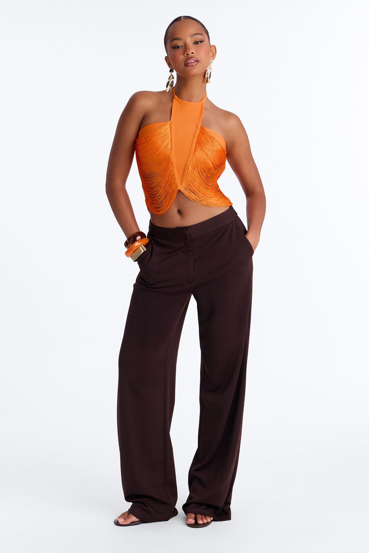 Cropped Feminino Frente Única Marrom – Doce Malícia