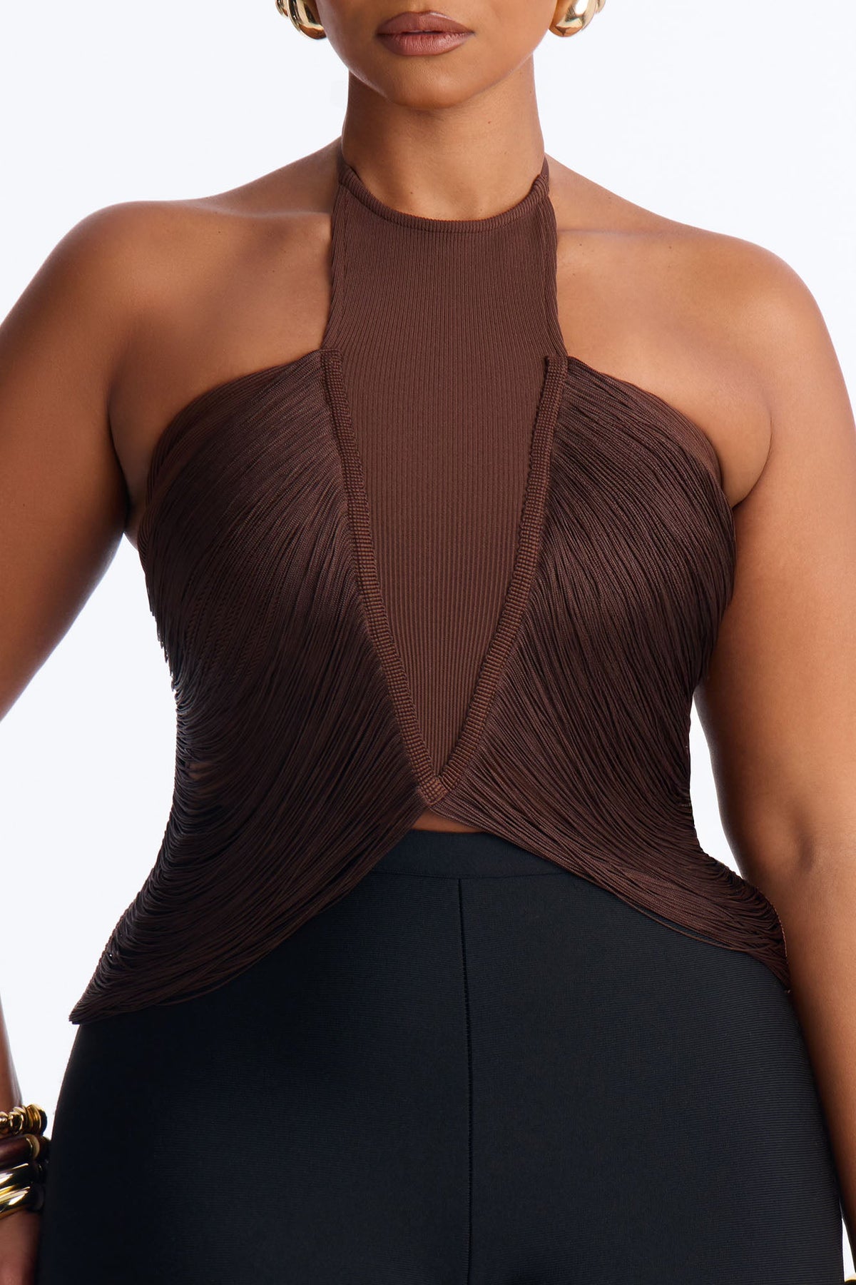 Cropped Feminino Frente Única Marrom – Doce Malícia