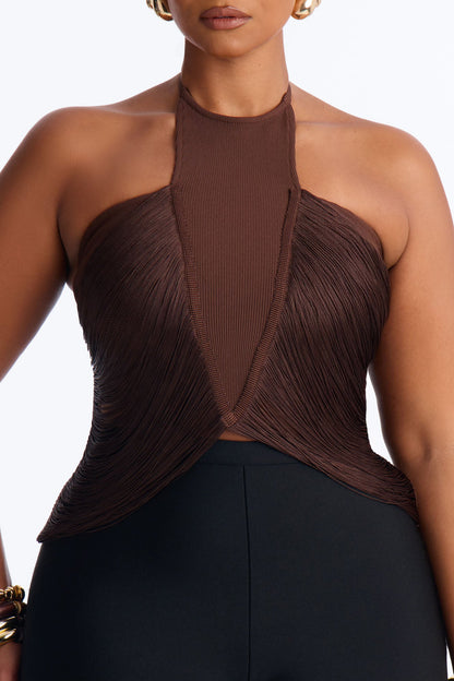 Cropped Feminino Frente Única Marrom – Doce Malícia