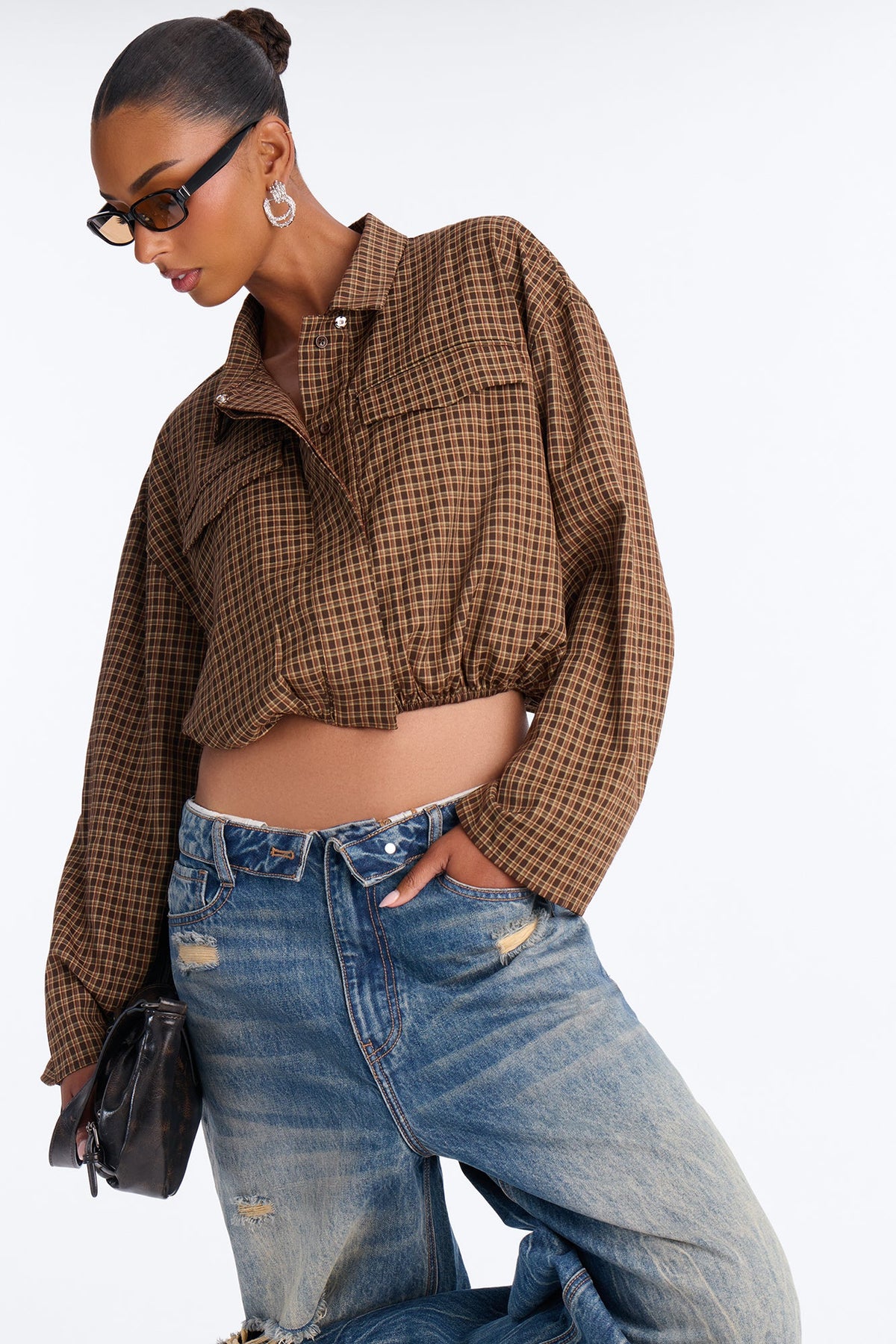 Cropped Feminino Marrom – Doce Malícia