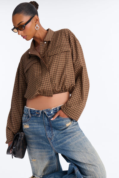 Cropped Feminino Marrom – Doce Malícia