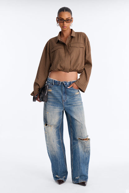 Cropped Feminino Marrom – Doce Malícia