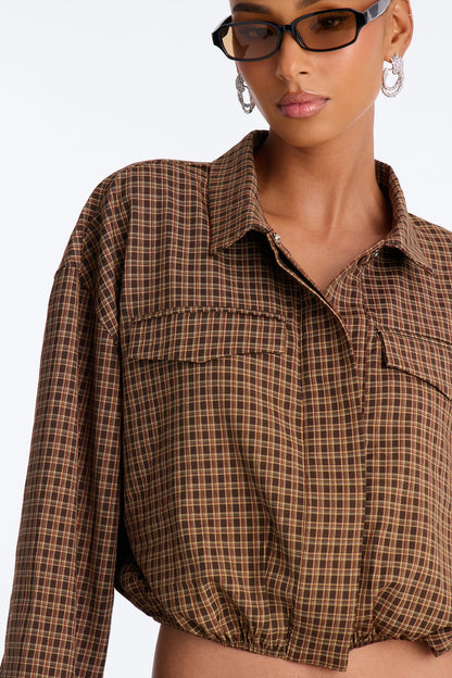 Cropped Feminino Marrom – Doce Malícia