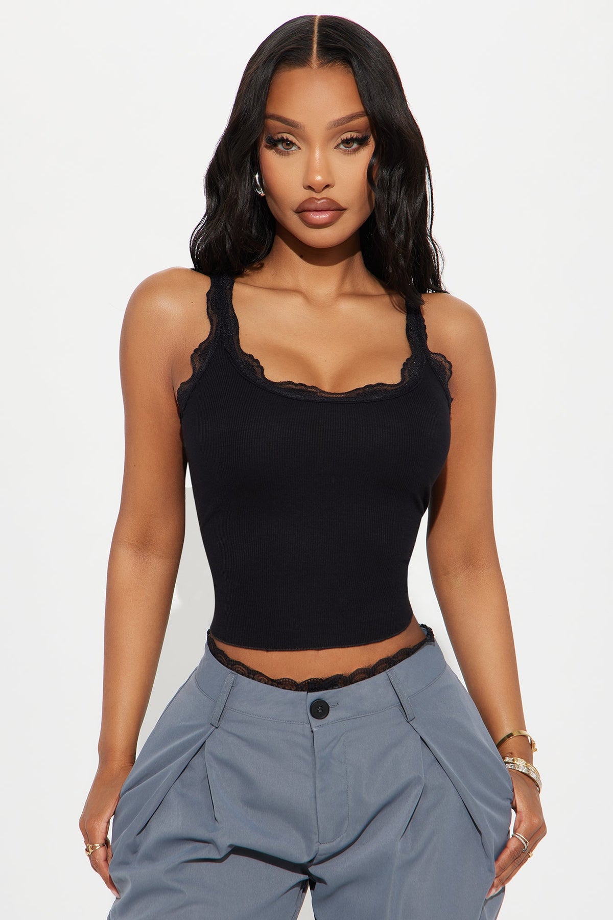 Cropped Feminino Renda Preto – Doce Malícia