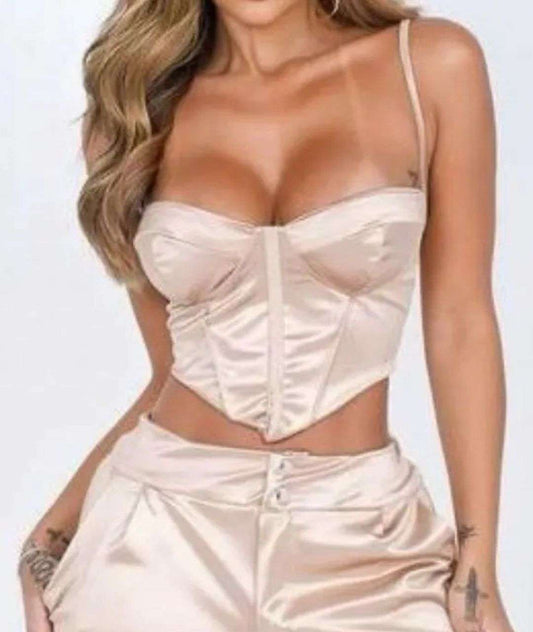 Cropped Carmella - Areia