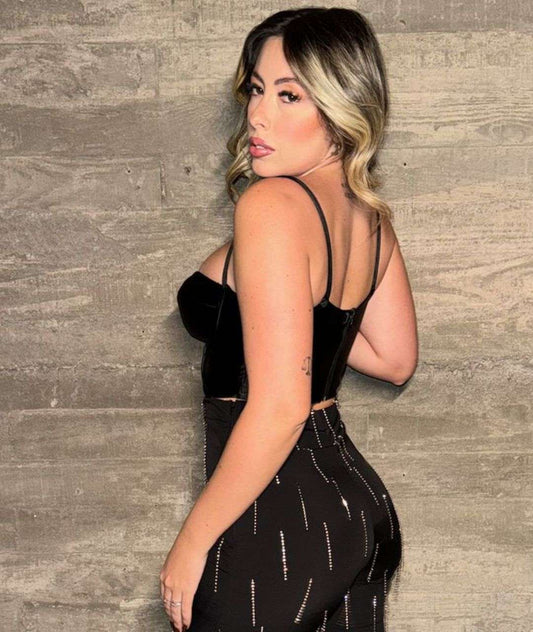 Cropped Carmella - Preto