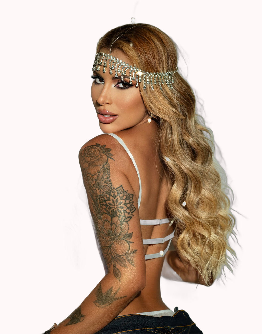 Cropped Corset de Renda com Brilho – Doce Malícia