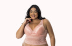 Cropped plus size todo em renda – Doce Malícia