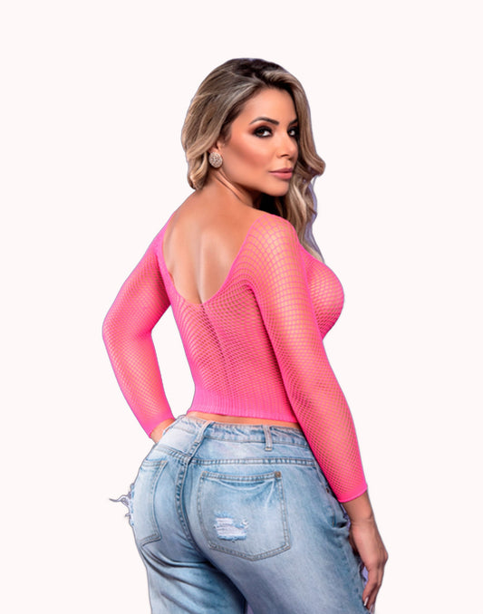 Cropped Sem Strass Com Manga – Doce Malícia