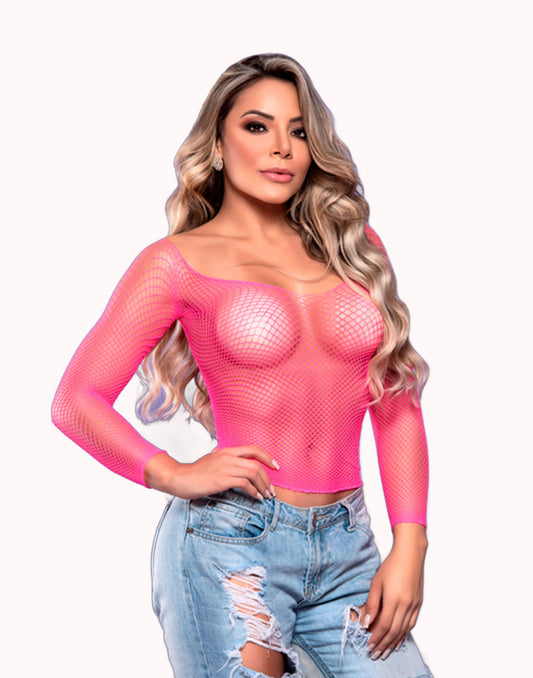 Cropped Sem Strass Com Manga – Doce Malícia
