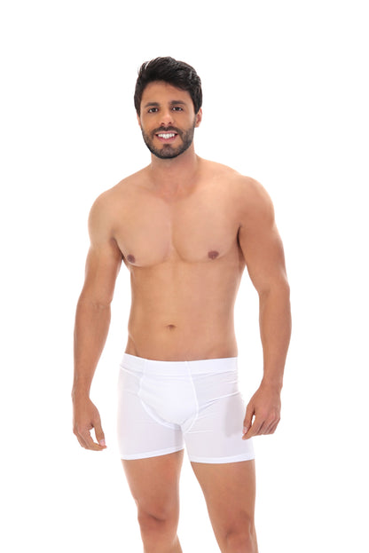 Cueca Boxer com elástico embutido em amarelo – Doce Malícia