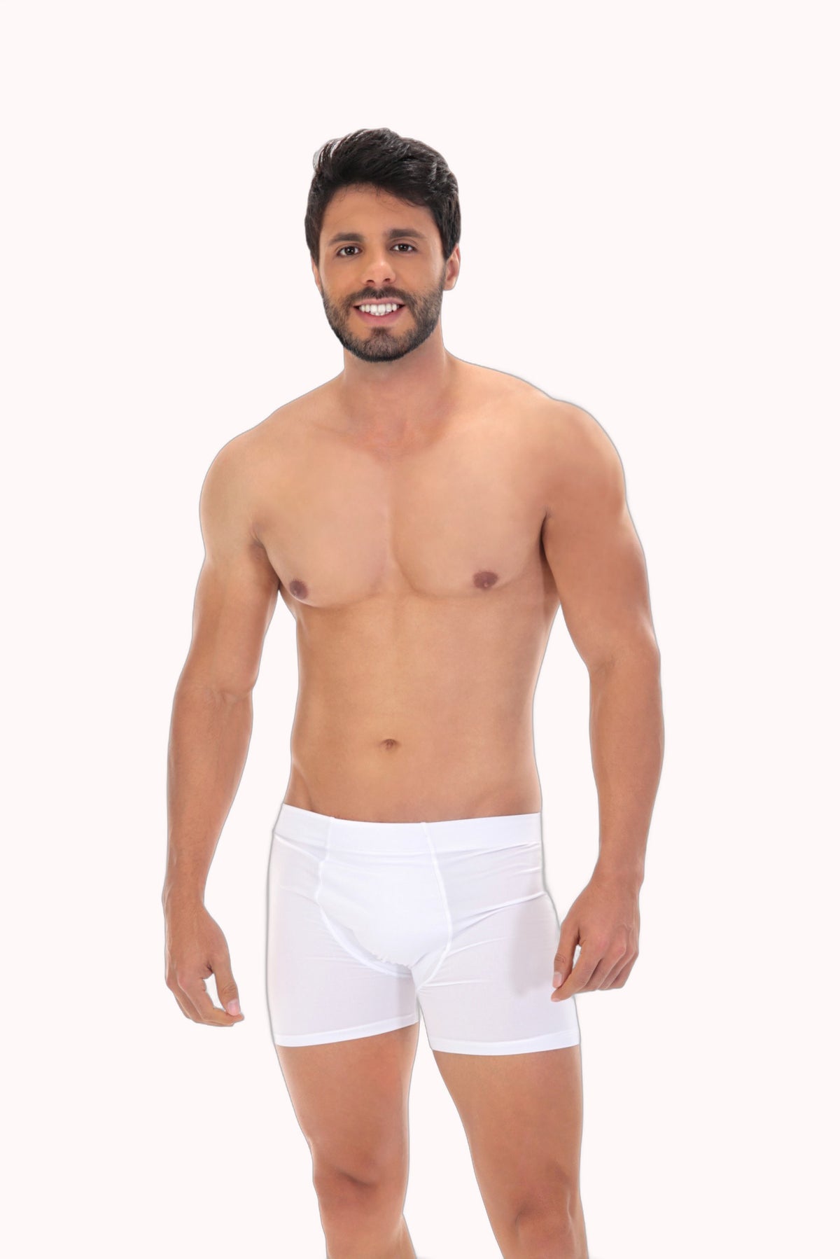 Cueca Boxer com Elástico Embutido