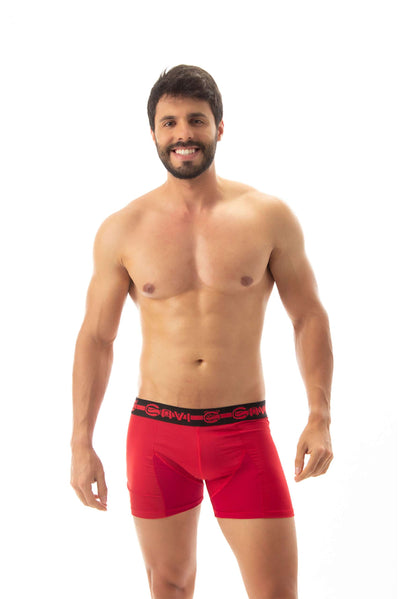 Cueca Boxer em Microfibra em azul-Marinho – Doce Malícia