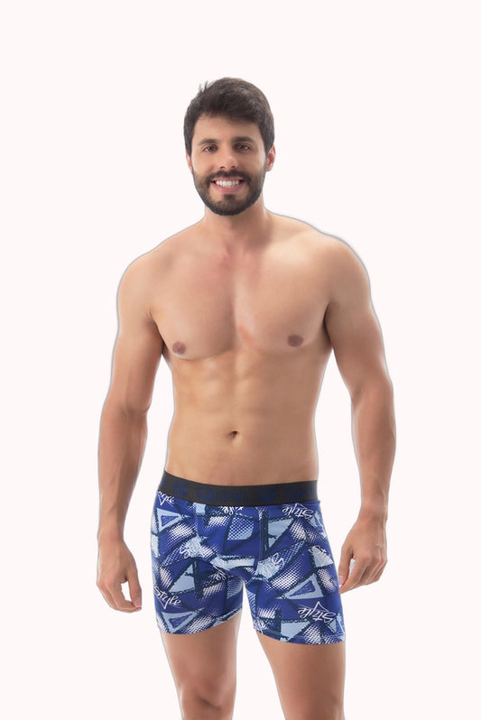 Cueca boxer em microfibra estampada – Doce Malícia