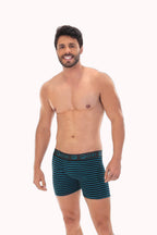 Cueca boxer em microfibra listrada – Doce Malícia
