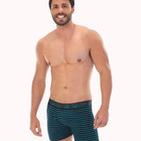 Cueca boxer em microfibra listrada – Doce Malícia