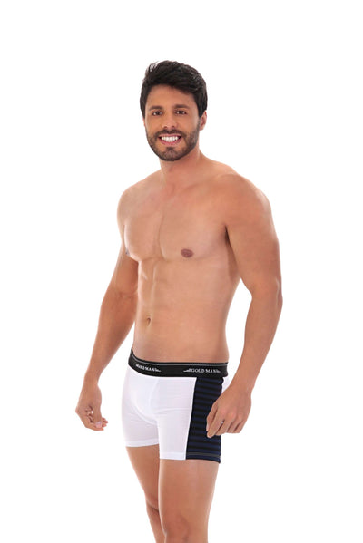Cueca Boxer em azul – Doce Malícia