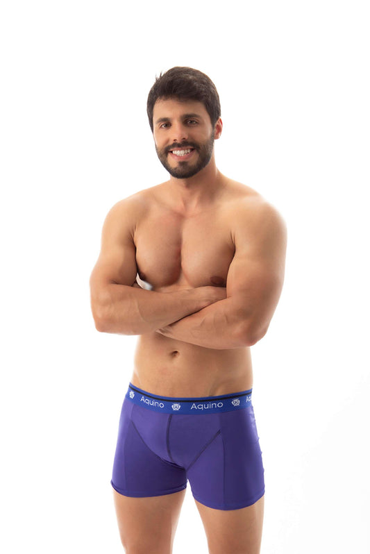 Cueca boxer em azul – Doce Malícia