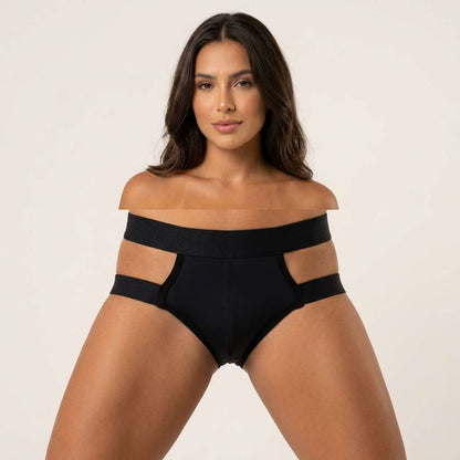Cueca Jockstrap – Doce Malícia - Preto