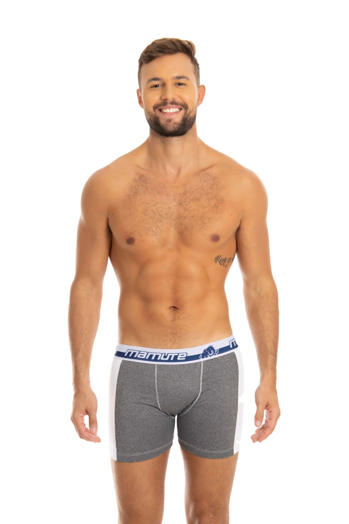 Cueca Boxer em azul-Marinho – Doce Malícia