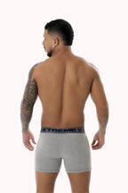 Cueca Boxer em algodão mescla – Doce Malícia