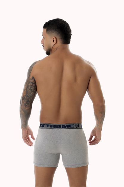 Cueca Boxer em Algodão Mescla