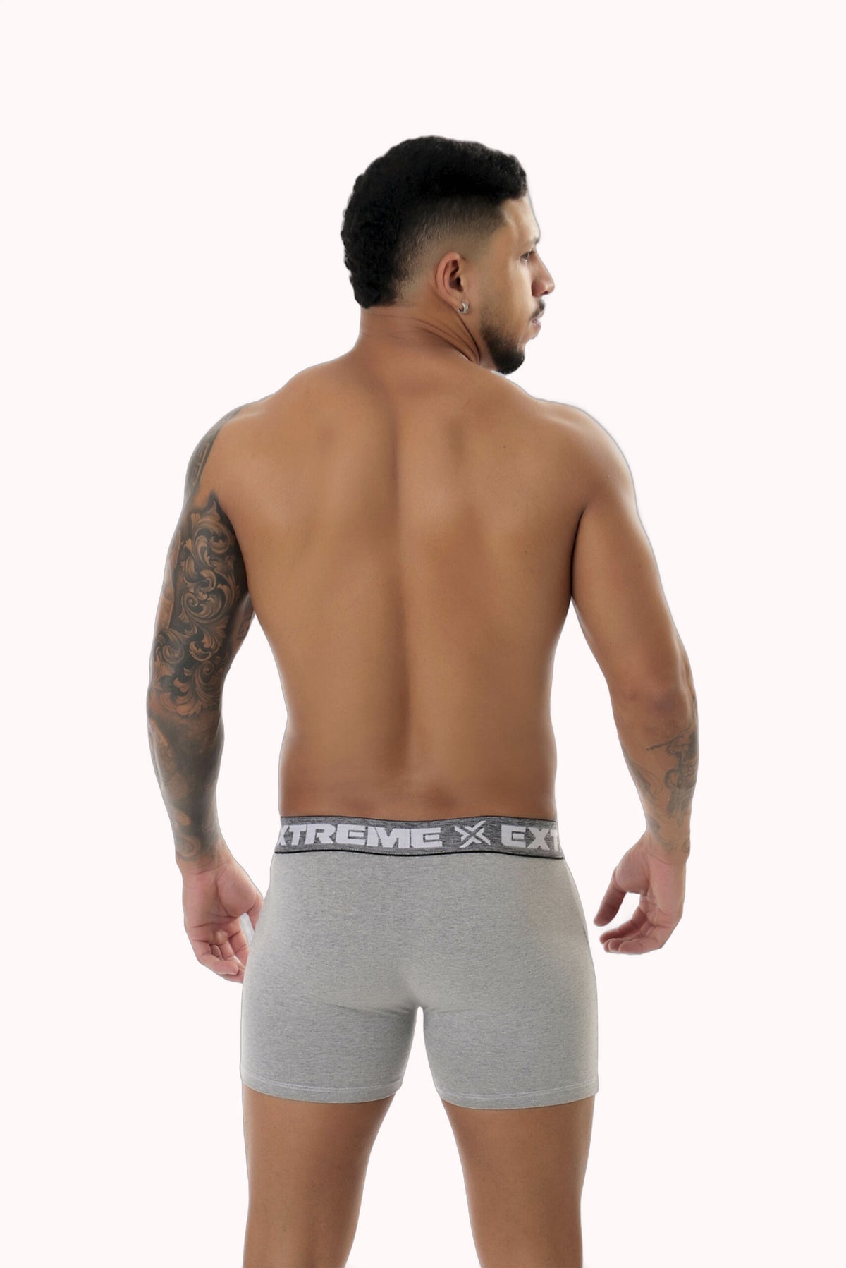 Cueca Boxer em Algodão Mescla