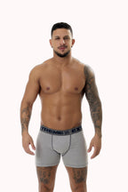 Cueca Boxer em algodão mescla – Doce Malícia