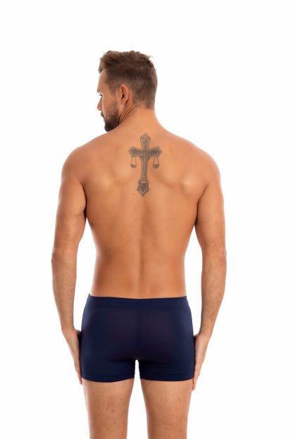 Cueca Boxer com elástico embutido em amarelo – Doce Malícia