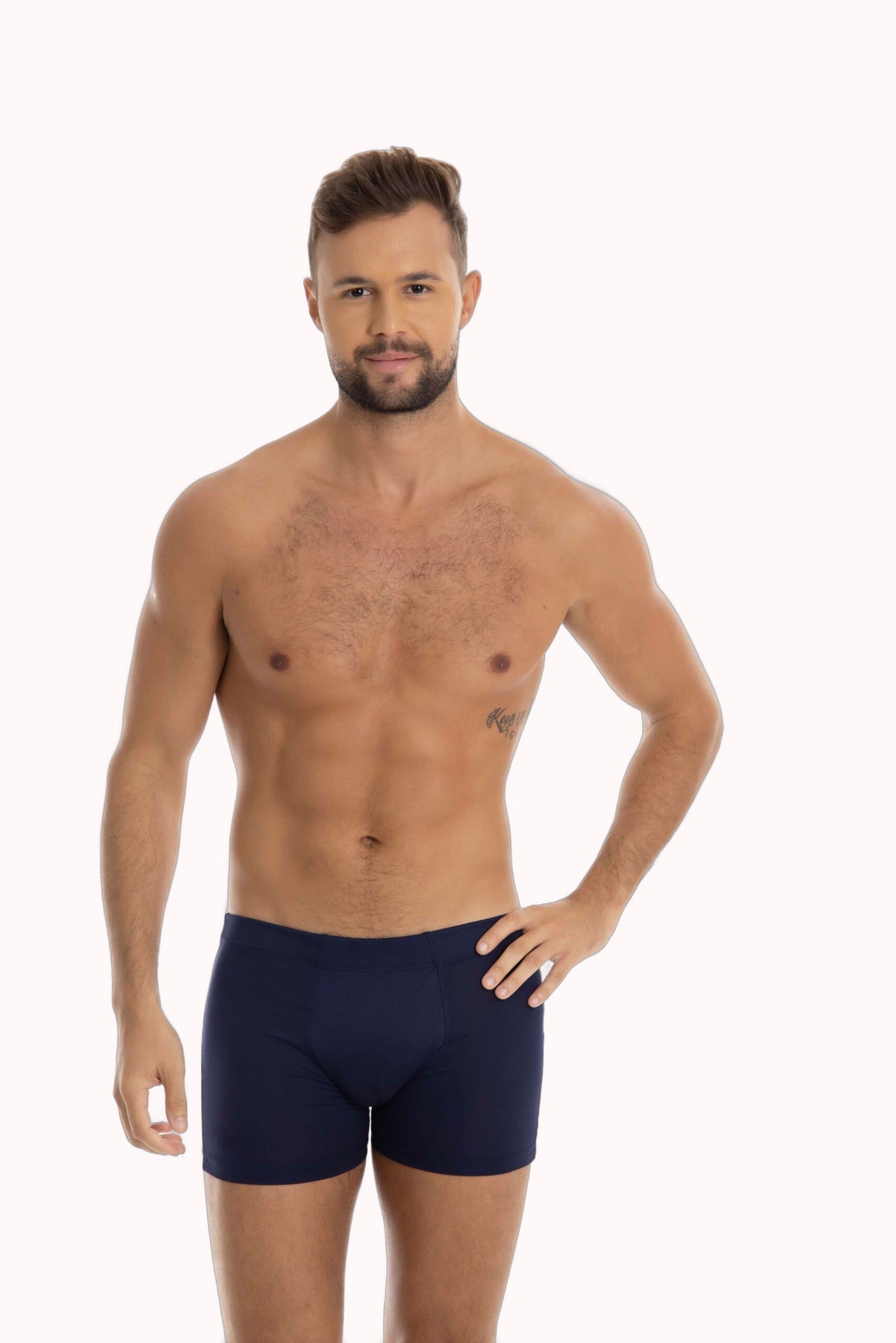 Cueca Boxer com Elástico Embutido
