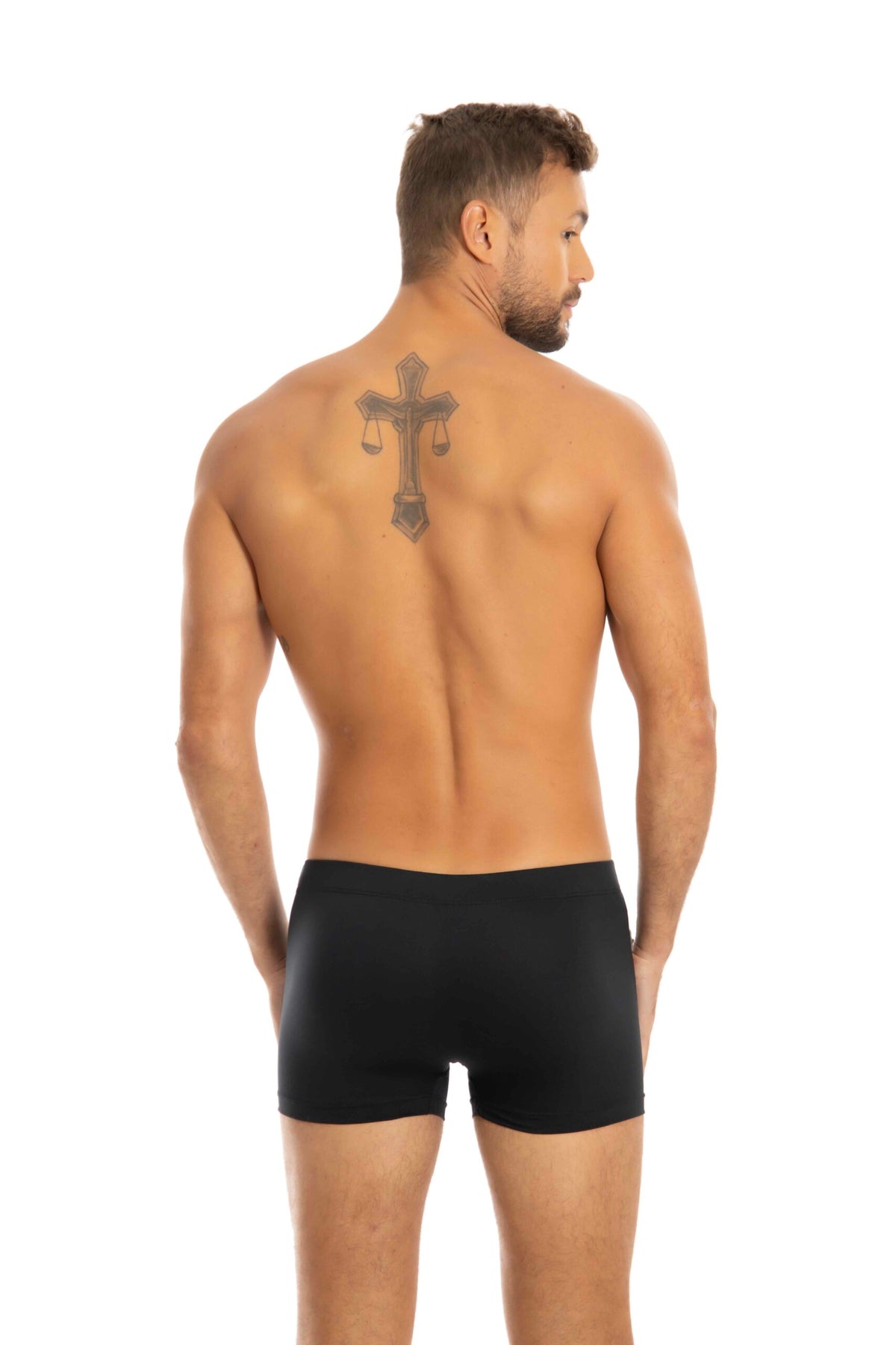 Cueca Boxer com elástico embutido em amarelo – Doce Malícia