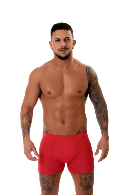 Cueca Boxer com elástico embutido em amarelo – Doce Malícia