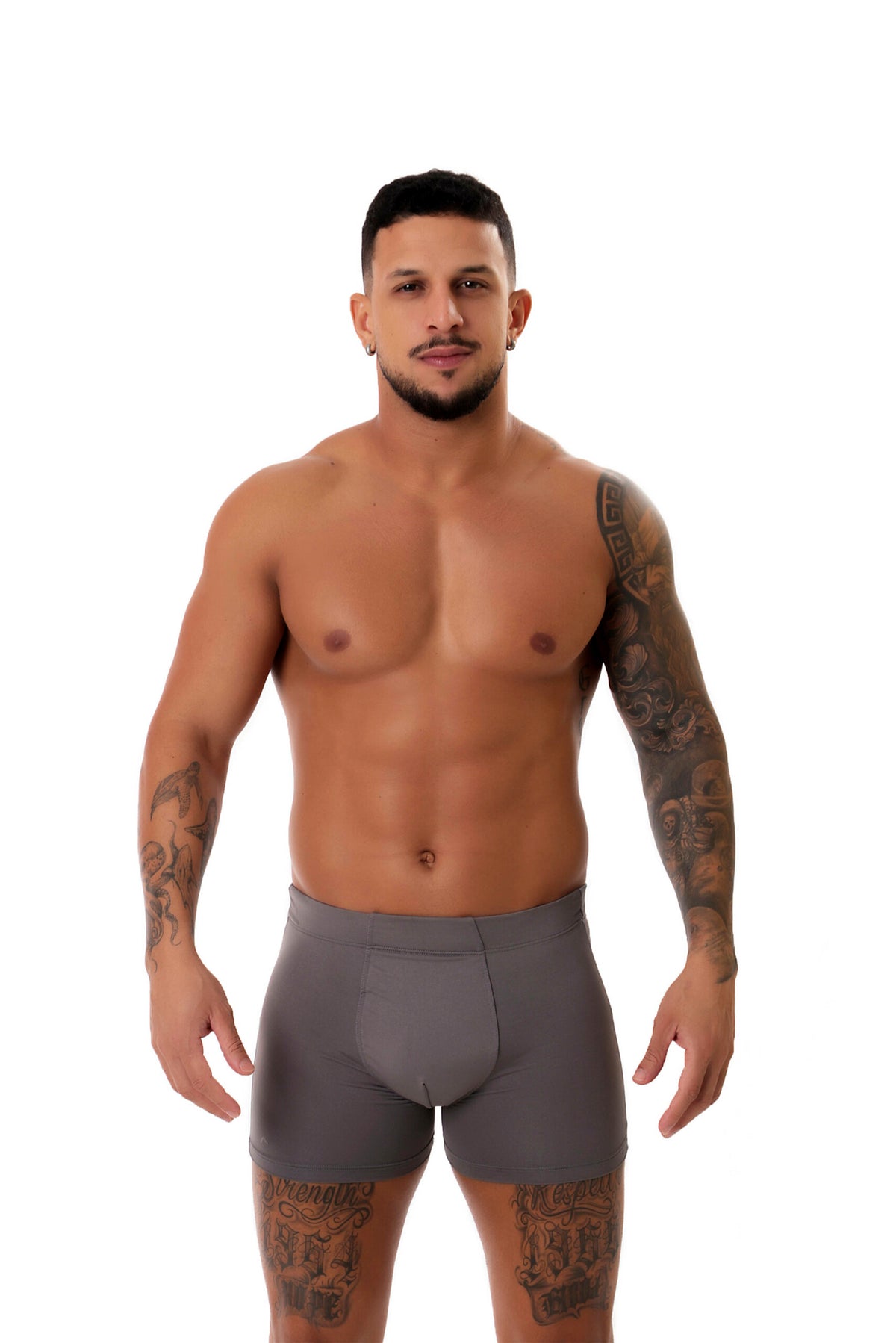 Cueca Boxer com elástico embutido em amarelo – Doce Malícia